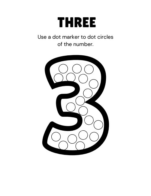 Early Numbers Activity, page 5
