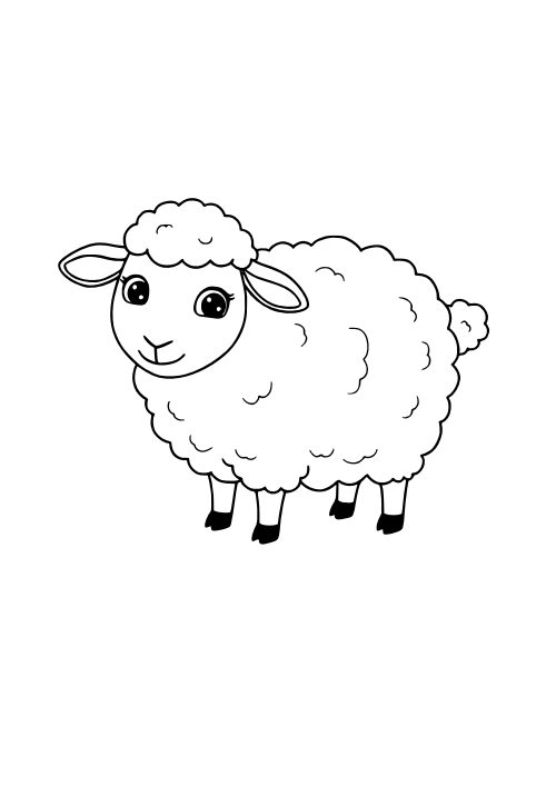 Farm Animals Coloring Book, page 3