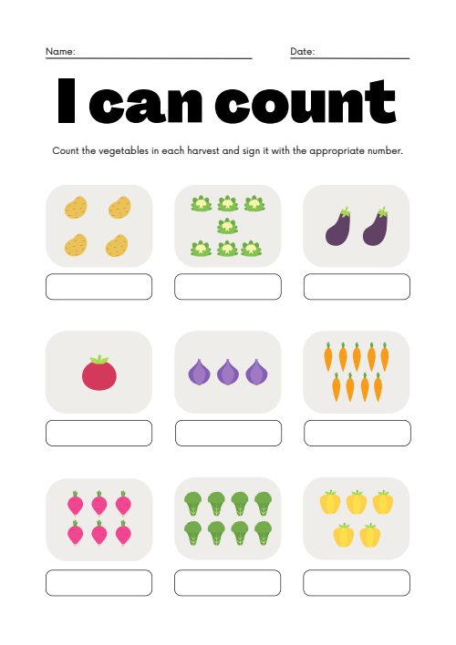 Math Activity Worksheets, page 3