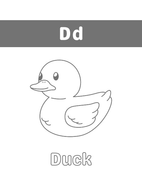 Alphabet Coloring Book, page 5