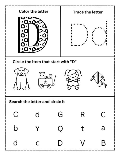 Beginning Sounds — Worksheet 3, page 4