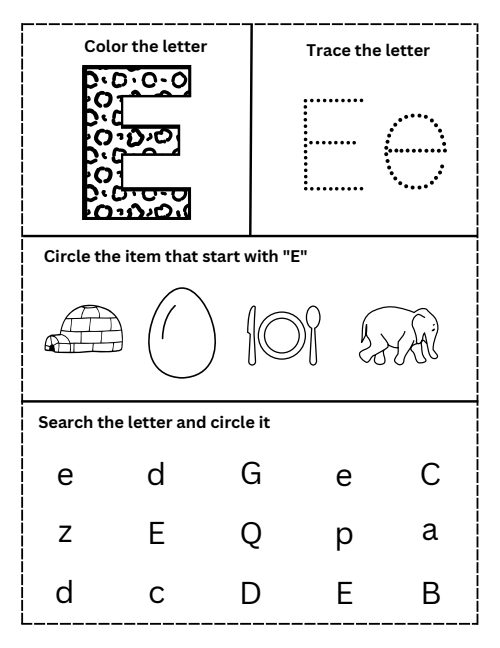 Beginning Sounds — Worksheet 3, page 5