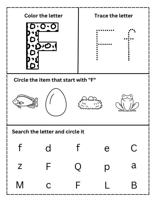 Beginning Sounds — Worksheet 3, page 6