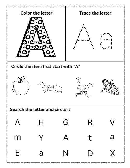 Beginning Sounds — Worksheet 3