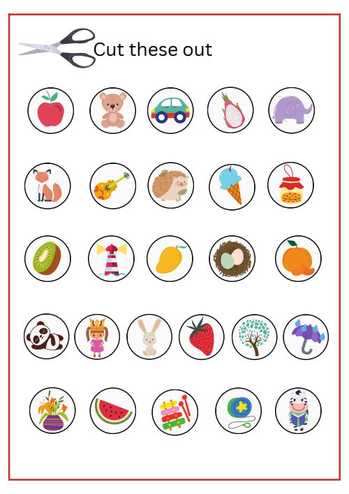 Beginning Sounds — Worksheet 7, page 3