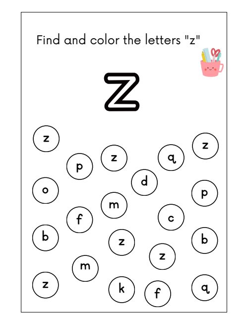Coloring — Worksheet 3, page 5
