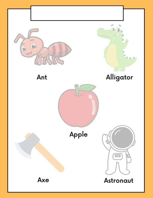Cut & Paste Activity, page 2