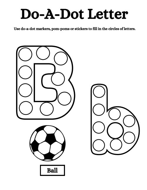 Do-a-Dot Letters, page 2