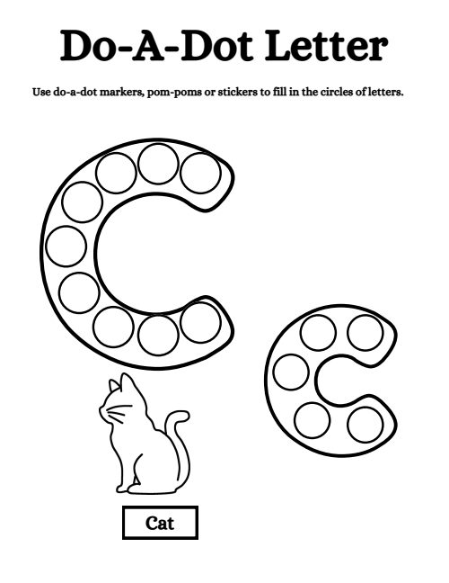 Do-a-Dot Letters, page 3
