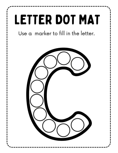 Do-a-Dot Activity, page 3