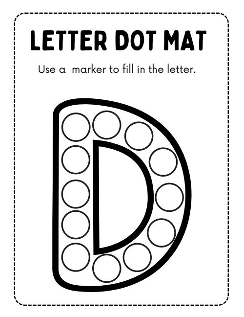 Do-a-Dot Activity, page 4