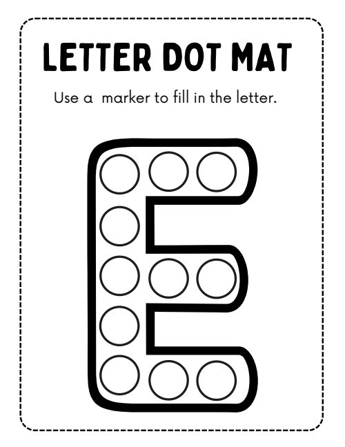 Do-a-Dot Activity, page 5