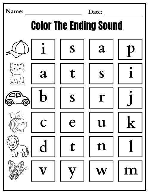 Ending Letter — Worksheet 2
