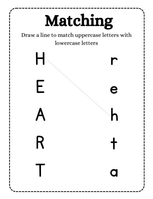 Matching — Worksheet 1