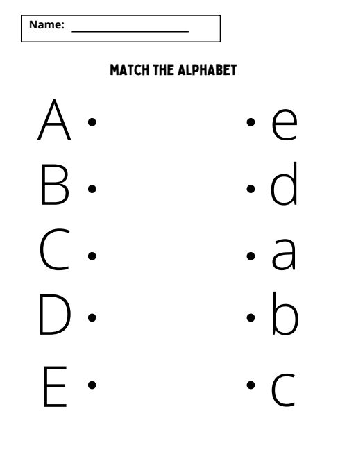 Matching — Worksheet 2, page 4