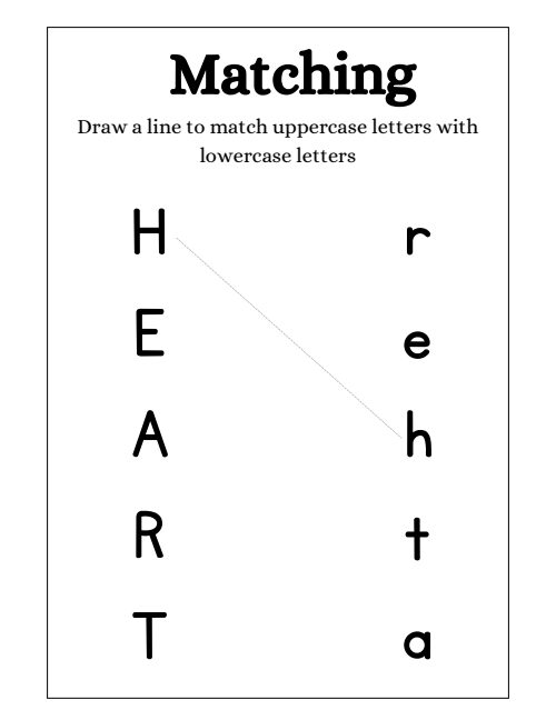 Matching — Worksheet 3