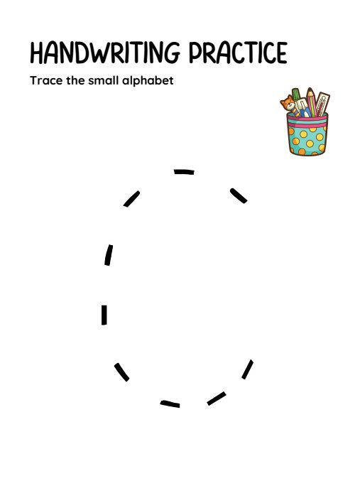 Tracing Small Alphabet, page 3