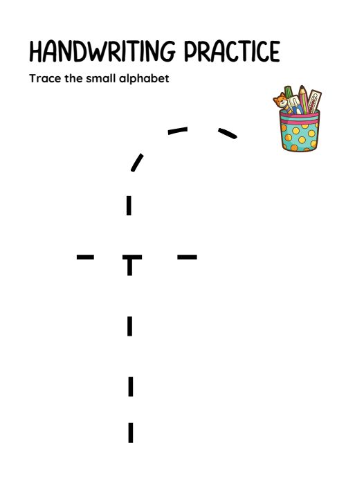 Tracing Small Alphabet, page 6
