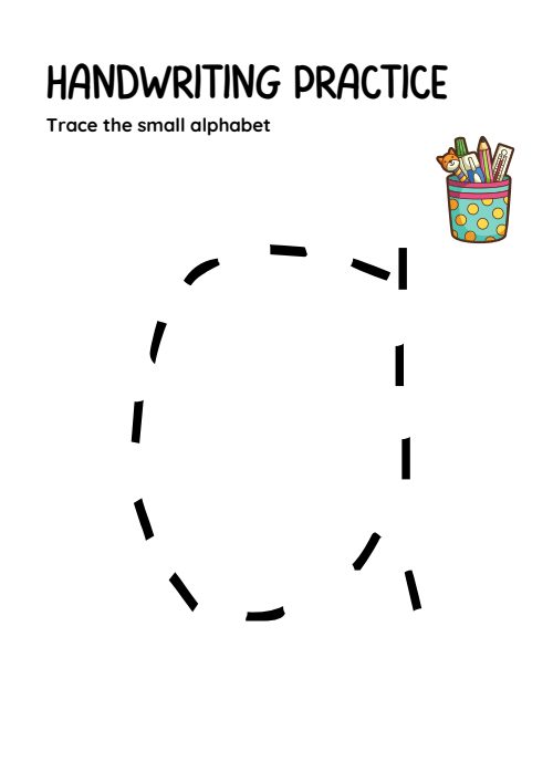 Tracing Small Alphabet