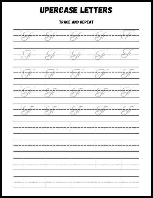 Tracing — Worksheet 2, page 6