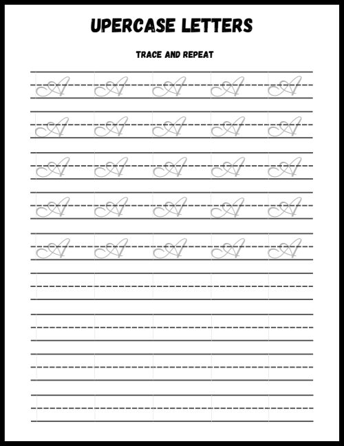 Tracing — Worksheet 2