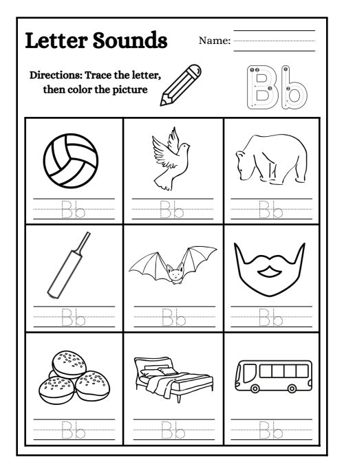 Tracing — Worksheet 3, page 2