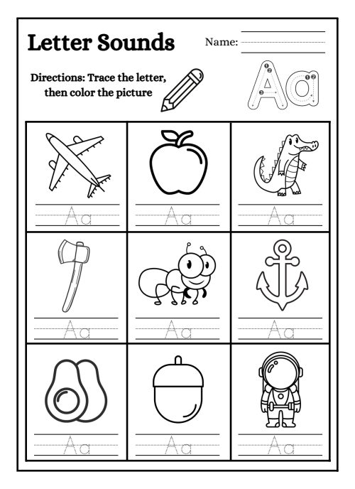 Tracing — Worksheet 3
