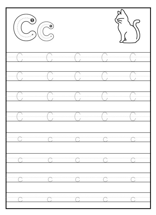 Tracing — Worksheet 4, page 3