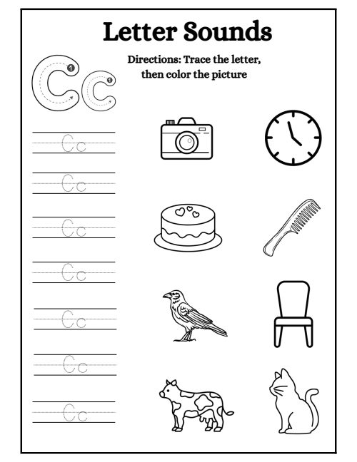 Tracing — Worksheet 6, page 3