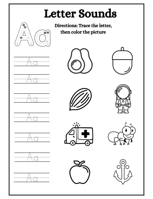 Tracing — Worksheet 6