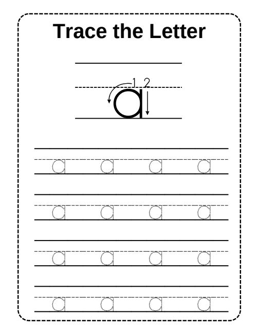 Tracing — Worksheet 7, page 2