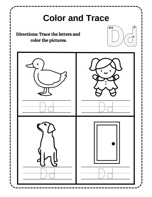 Tracing — Worksheet 8, page 4