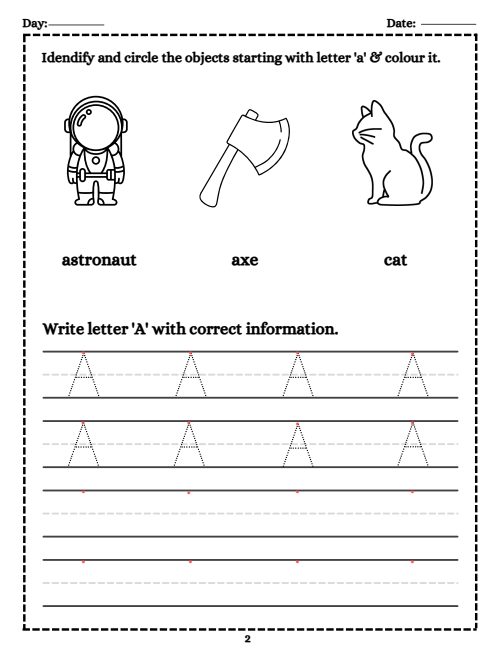Tracing — Worksheet 9, page 2