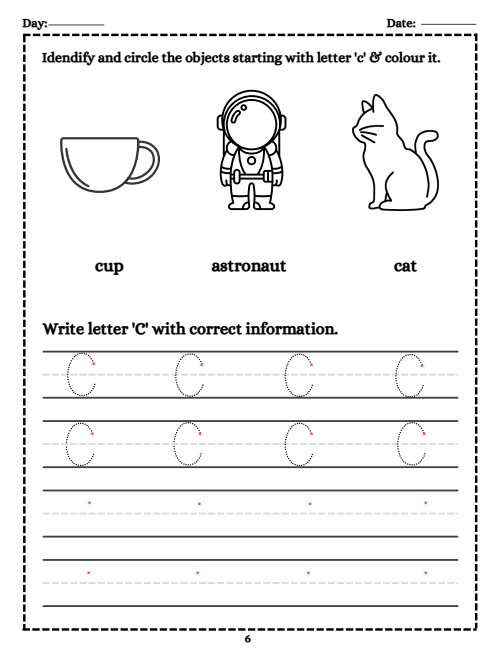 Tracing — Worksheet 9, page 6