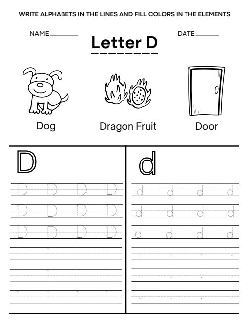 Tracing — Worksheet 10, page 4