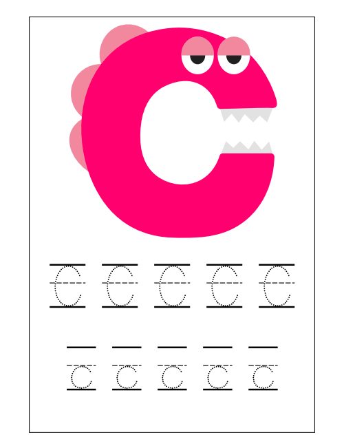 Tracing — Worksheet 13, page 3
