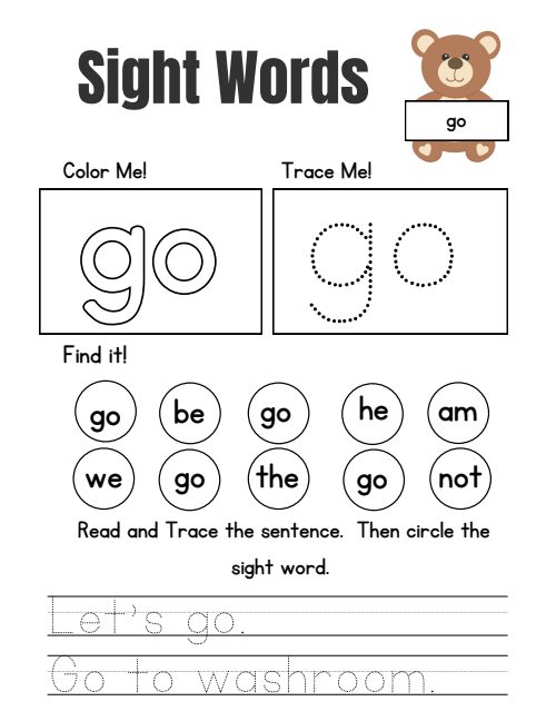 Tracing — Worksheet 15, page 2