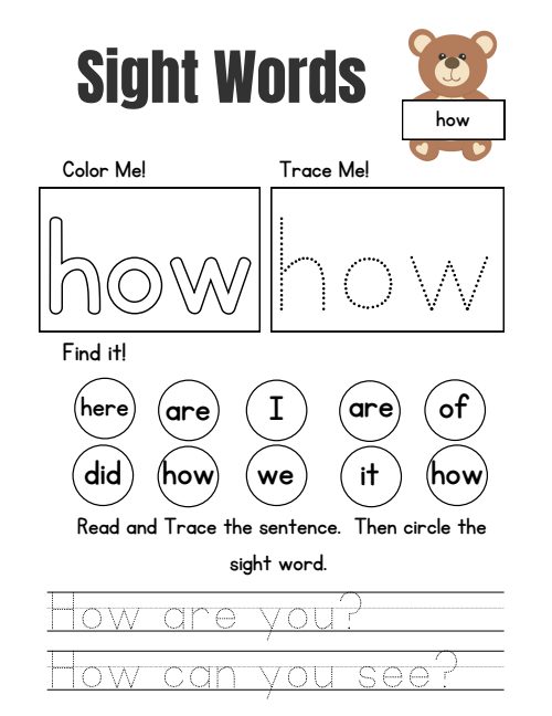 Tracing — Worksheet 15, page 3