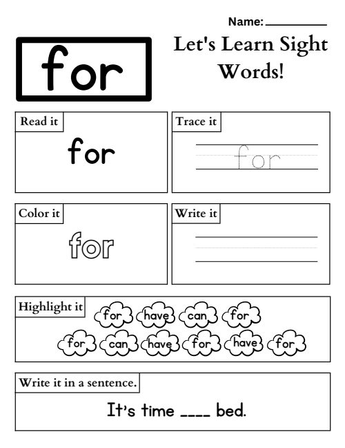 Tracing — Worksheet 16, page 3