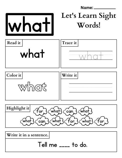 Tracing — Worksheet 16, page 4