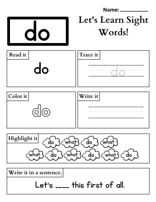 Tracing — Worksheet 16, page 5