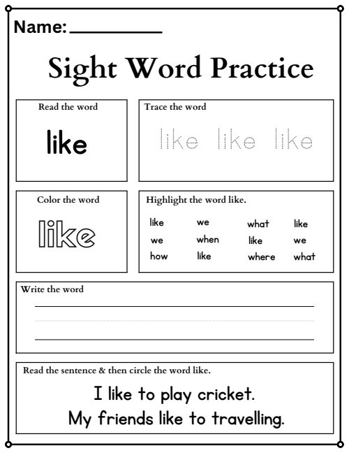 Tracing — Worksheet 17, page 3