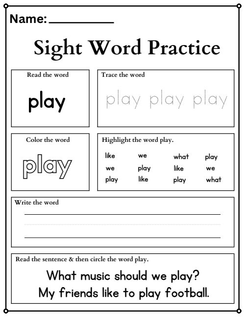 Tracing — Worksheet 17, page 4