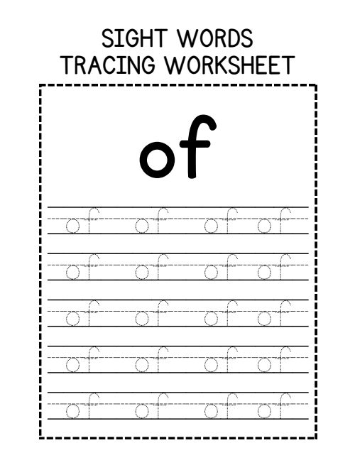 Tracing — Worksheet 18, page 3