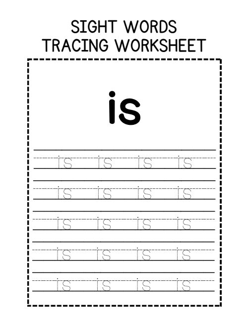 Tracing — Worksheet 18, page 6