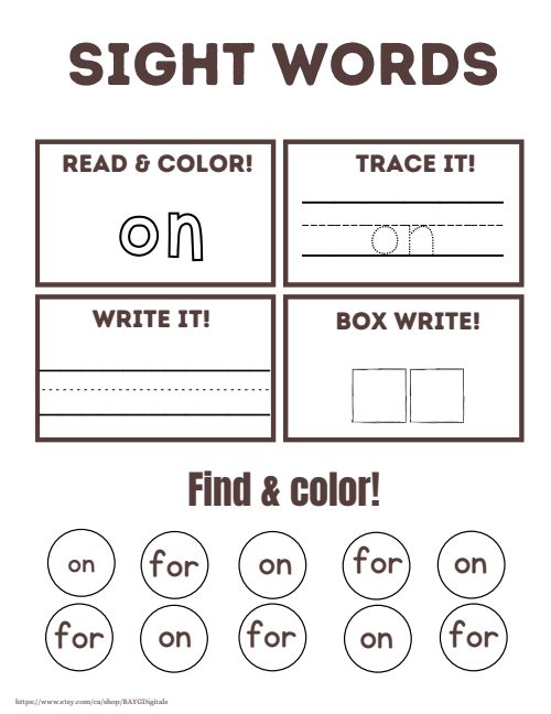 Tracing — Worksheet 19, page 4