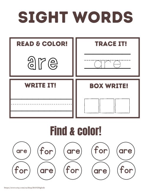 Tracing — Worksheet 19, page 5