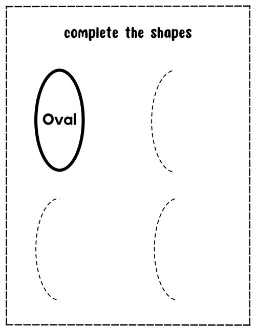 Complete the Shapes — Worksheet 2, page 4