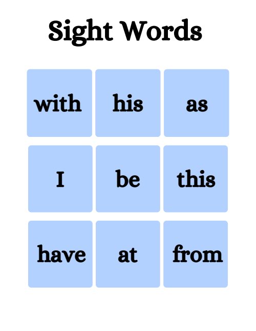 Flashcard — Worksheet 3, page 3