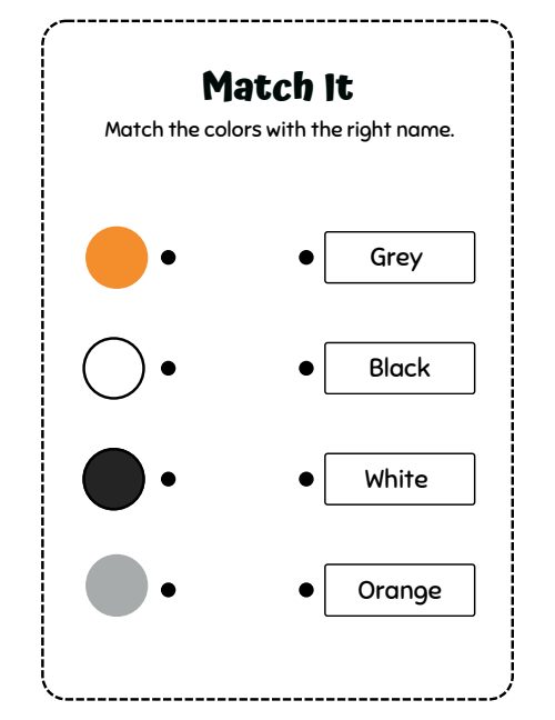 Matching — Worksheet 1, page 3